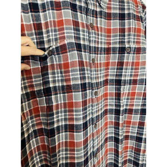 Alesbury 100%‎ Cotton Blue Plaid Button Up Shirt Regular Men's SIZE LARGE NWOT - Picture 3 of 11